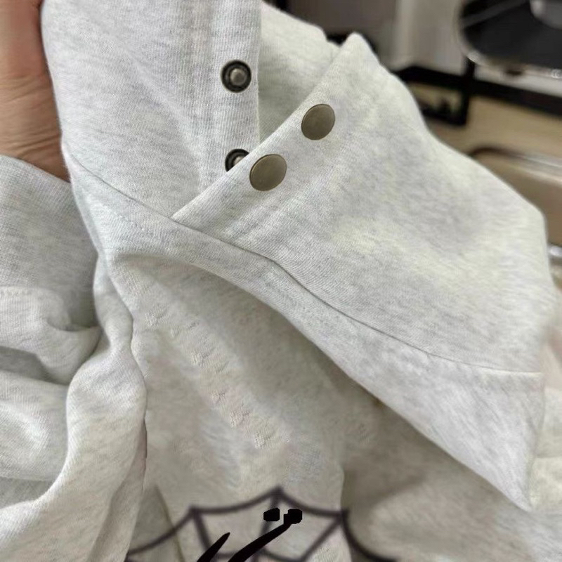 ÁO HOODIE XÁM SIÊU DÀY LÓT NHUNG HOẠ TIẾT LOẠI 1