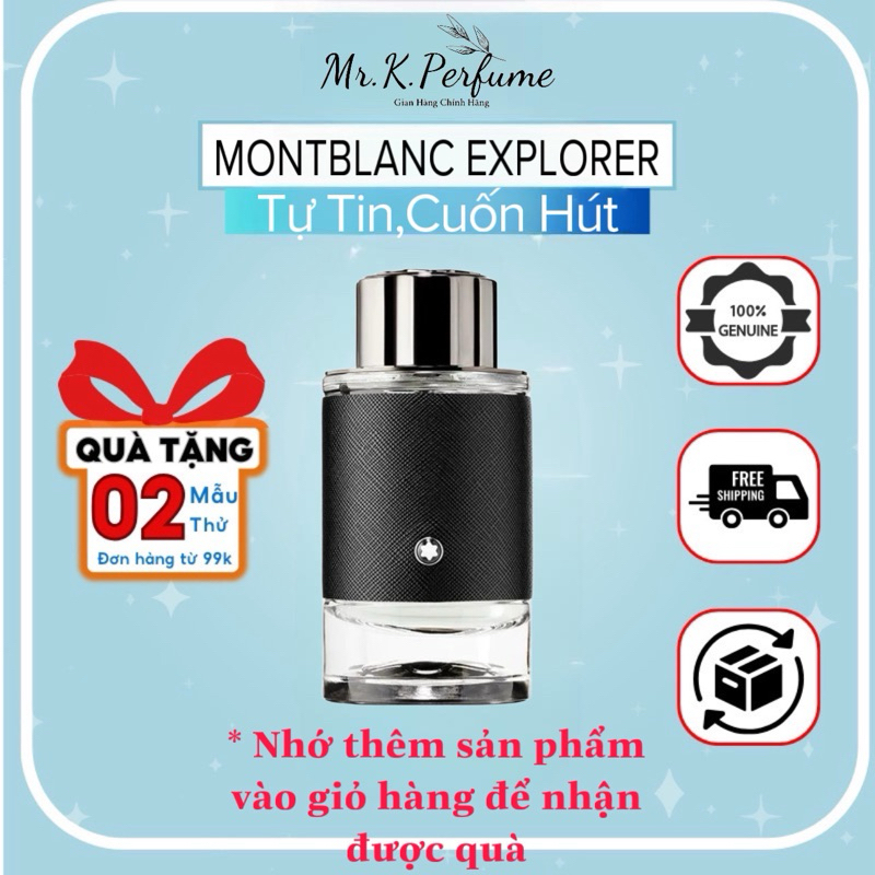 10ml Mont Blanc Explorer chính hãng | Nước hoa nam