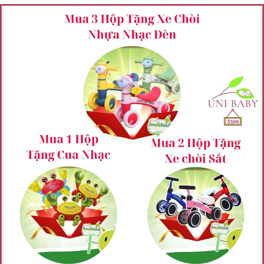 Quà tặng dành cho khách hàng mua sản phẩm Imochild của shop Uni Baby
