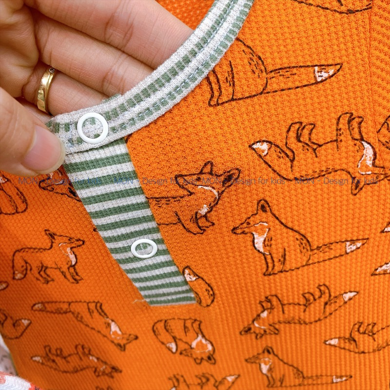 Sleepsuit bộ body dài tay không tất chân cho bé trai và bé gái