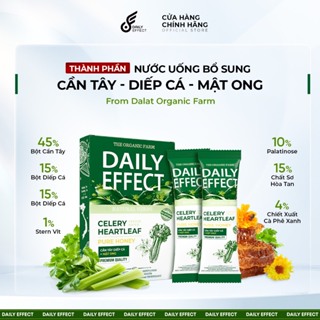 CHÍNH HÃNG Nước Uống Detox Cần Tây Diếp Cá Mật Ong DAILY EFFECT hộp 14 gói