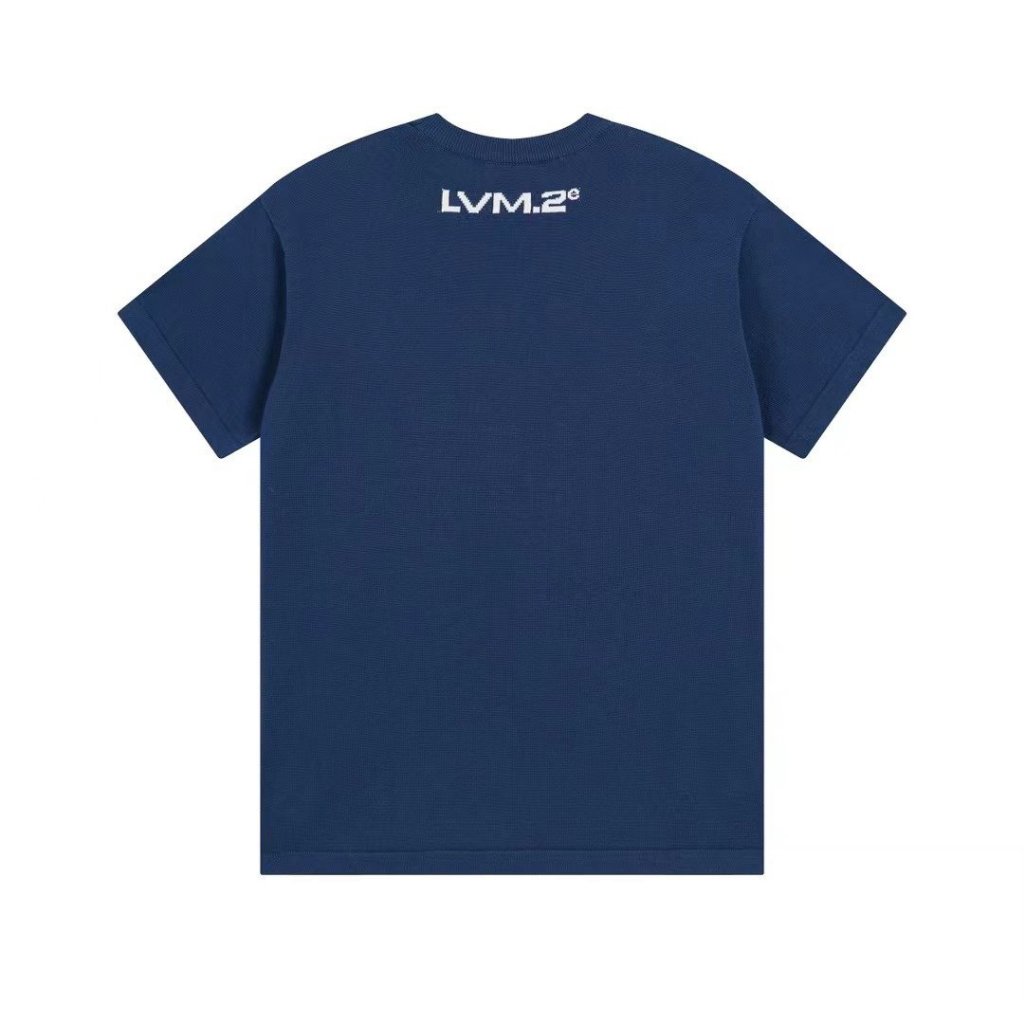 Áo phông T-shirt Louis Vuitton Xanh than logo ngang ngực LA on web