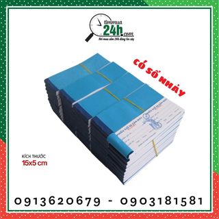 Phiếu giữ xe theo mẫu CÓ ĐÓNG SỐ NHẢY, phiếu giữ xe có sẵn, phiếu gắn máy, phiếu ô tô, phiếu hoa văn