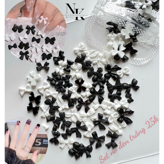 charm nơ đính móng, trang trí nails