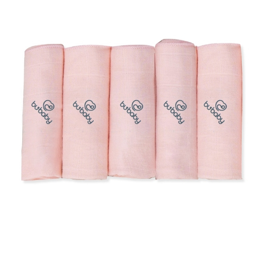 Khăn sữa/khăn mặt BU, Bubaby mềm mượt cho da nhạy cảm của bé