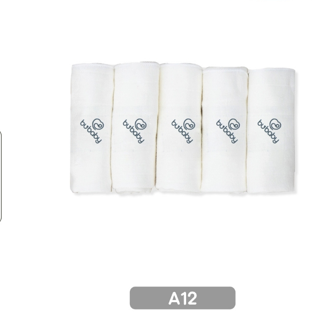 Khăn sữa/khăn mặt BU, Bubaby mềm mượt cho da nhạy cảm của bé