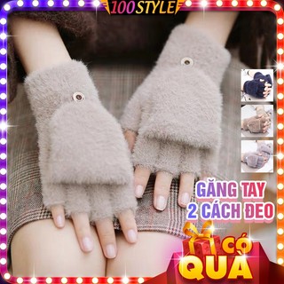 Bao Tay Lông 2 Cách Đeo Hở Ngón Và Che Ngón PoPo
