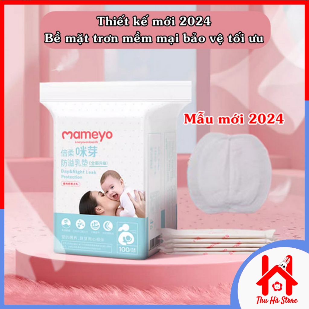 [Mameyo] Miếng lót thấm sữa 100 miếng