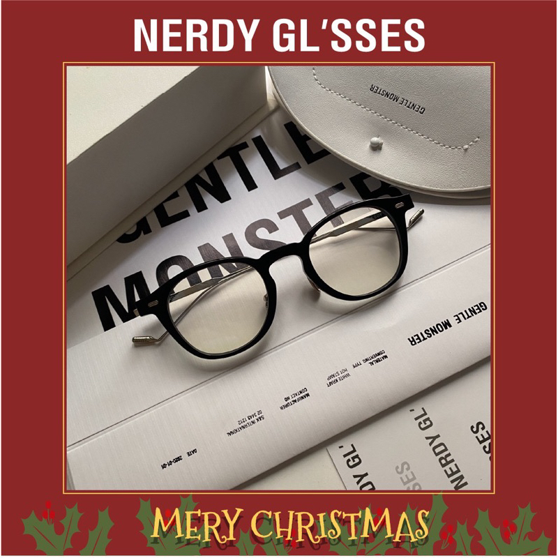 Gọng kính nam nữ tròn đẹp, cao cấp thời trang Hàn Quốc chống tia UV kèm combo nước,vít,khăn NERDY EDDY NERDY019