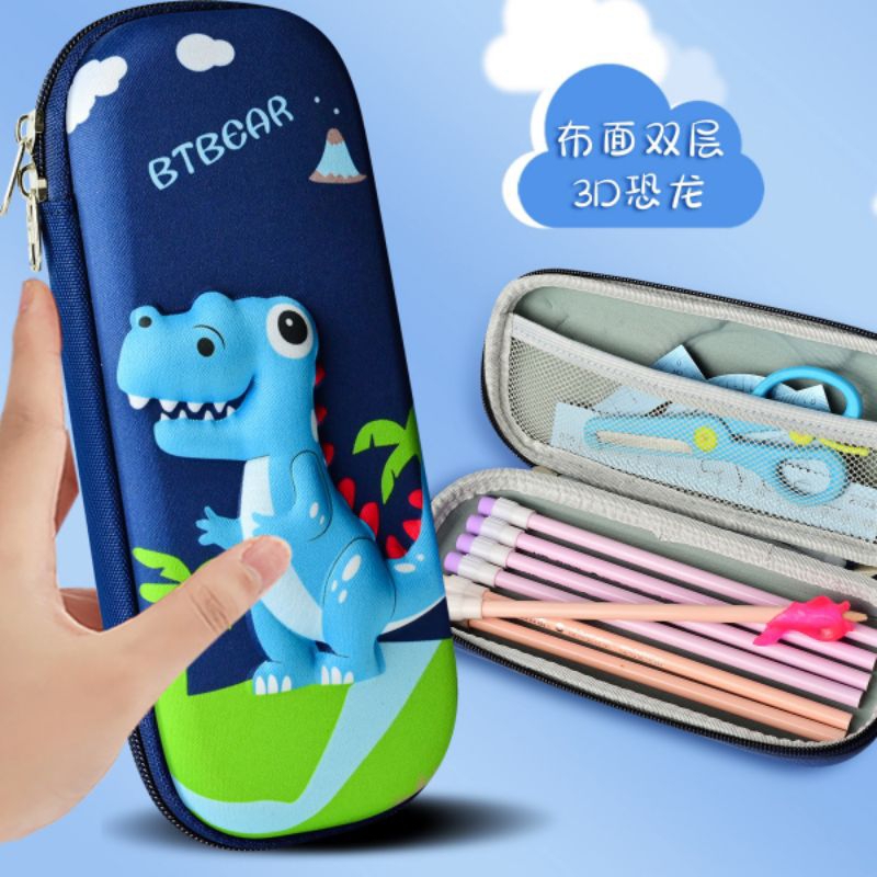 Hộp đựng bút in 3D nhiều hình dễ thương cho bé trai bé gái