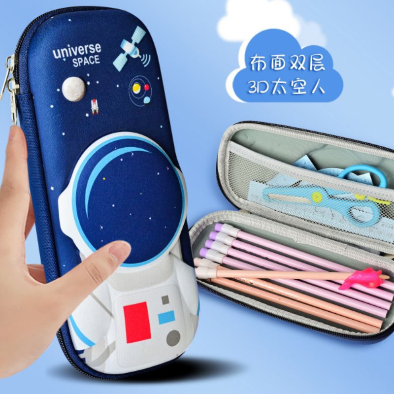 Hộp đựng bút in 3D nhiều hình dễ thương cho bé trai bé gái