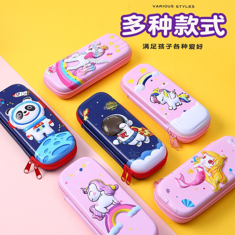 Hộp đựng bút in 3D nhiều hình dễ thương cho bé trai bé gái