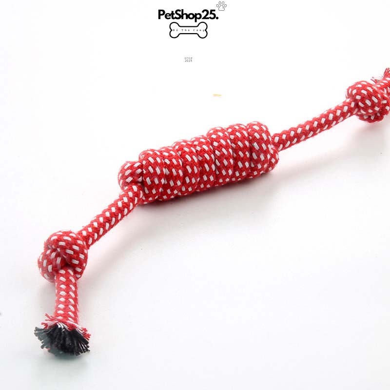 Đồ chơi nhai gặm cho chó - Dây thừng bện cho cún nhiều màu sắc - Petshop225