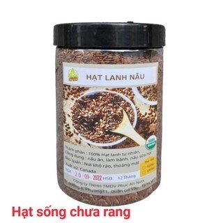 Hạt lanh hữu cơ sạch/bột hạt lanh 💝free ship💝hạt lanh nâu ủ tóc canada 500gr