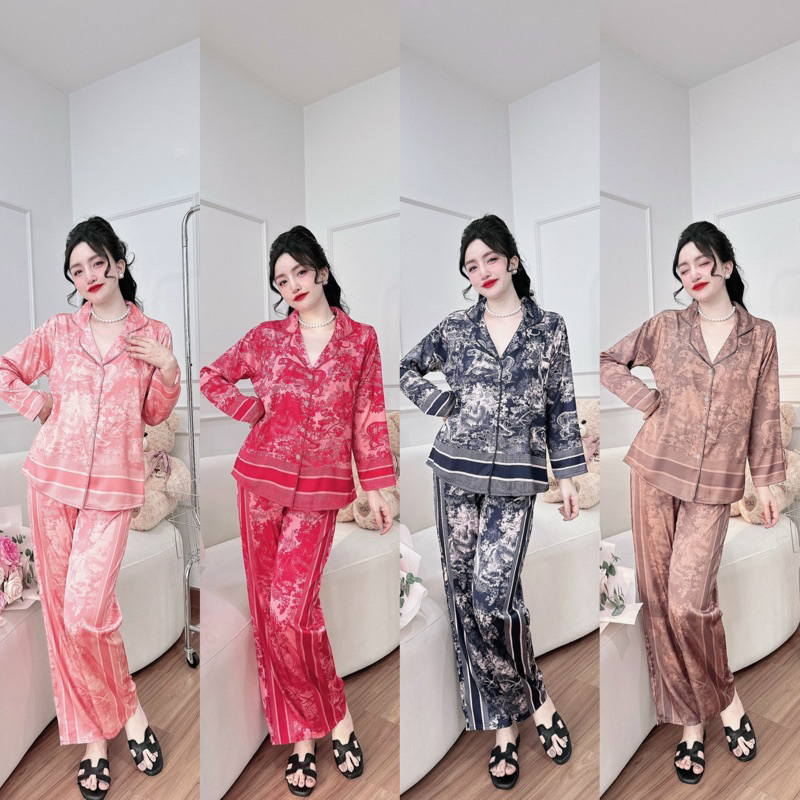 Đồ bộ pijama mặc nhà mặc ngủ lụa siêu đẹp 1108