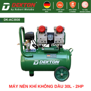 Nén khí không dầu dekton dk-ac3930 công suất 2hp - bình nén 30l