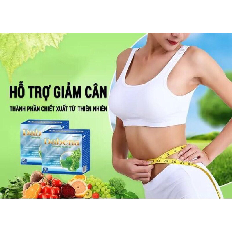 Giảm cân cấp tốc (5-7kg)DABENA (combo 2 hộp)cho người khó giảm béo lâu năm