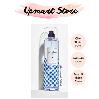Xịt thơm toàn thân Body Mist - Bath And Body Works Gingham Xanh - Gingham Đỏ Hồng 236ml