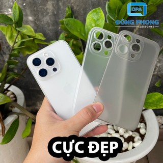 Ốp Lụa iPhone Trong Nhám UniBody Siêu Mỏng