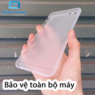 Ốp Lụa iPhone Trong Nhám UniBody Siêu Mỏng