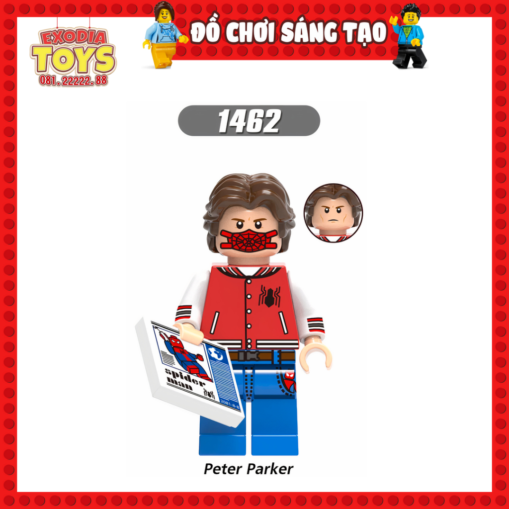 Xếp hình Minifigure các phiên bản Người Nhện Spider-Man - Đồ Chơi Lắp Ghép Sáng Tạo - XINH X0282