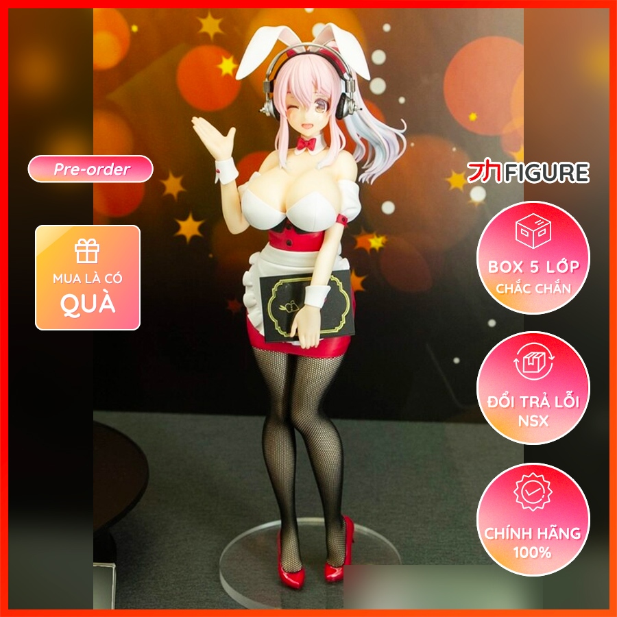 Mô Hình Sonico, SoniComi (Super Sonico), Waitress ver., BiCute Bunnies - (FuRyu) Figure Chính Hãng Nhật