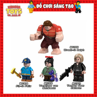 Xếp hình MInifigure Nhân vật hoạt hình Wreck-it Ralph : Ralph Đập Phá - Đồ chơi lắp ghép sáng tạo - MG9007