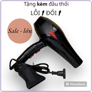 Sịn , máy sấy tóc công suất lớn 2 chiều nóng lạnh ,tặng kèm đầu thổi.
