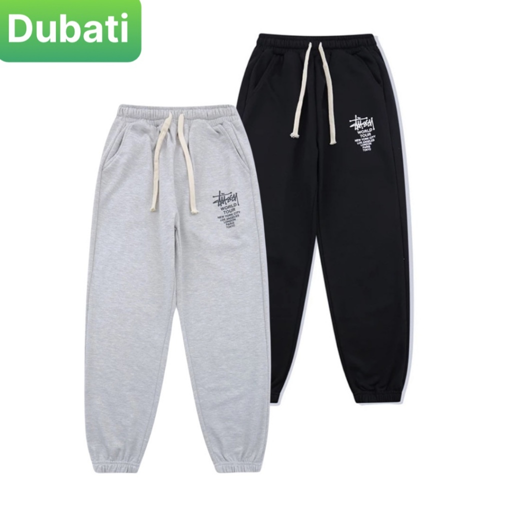 QUẦN JOGGER ỐNG RỘNG UNISEX NAM NỮ STUSSY BASIC PHONG CÁCH HÀN QUỐC MỚI - DUBATI FASHION
