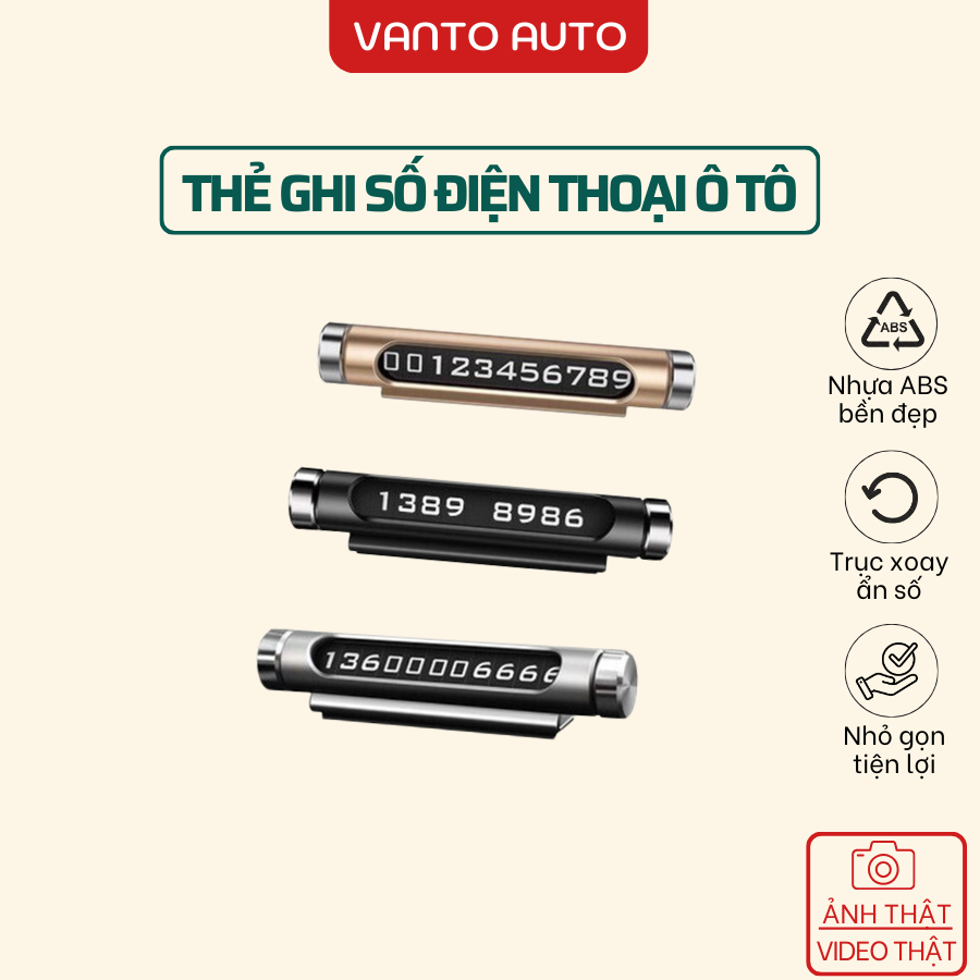 Bảng Ghi Số Điện Thoại Trên Ô Tô, Thẻ Ghi Số Điện Thoại Trên Ô Tô Khi Dừng Đỗ Cao Cấp, Tiện Dụng