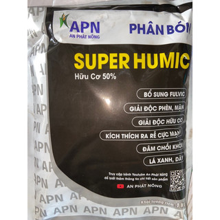 Phân Bón Hữu Cơ hiệu Super Humic gói 1kg của An phát Nông