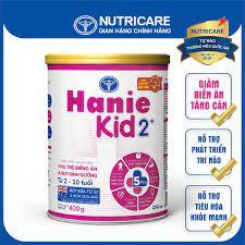 Sữa Hanie Kid 2+ 900g Date 2024 mẫu mới