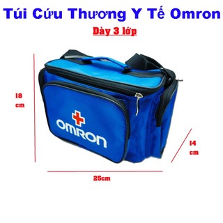 Túi Cứu Thương Y Tế Omron Màu Xanh