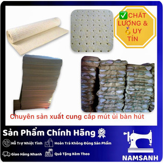 Mút xốp ủi có lỗ thoát hơi nước chống cháy dùng để lót ủi cho bàn hút công nghiệp khổ 80x150cm