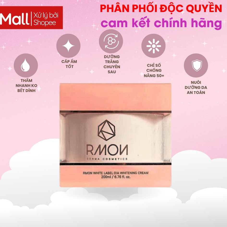 Kem Dưỡng Trắng Da BODY RMON, Dưỡng trắng da toàn thân, 200ml, Hàn Quốc simshop102