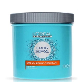 Hấp dầu dưỡng ẩm tóc khô l'oreal hair spa 1000ml