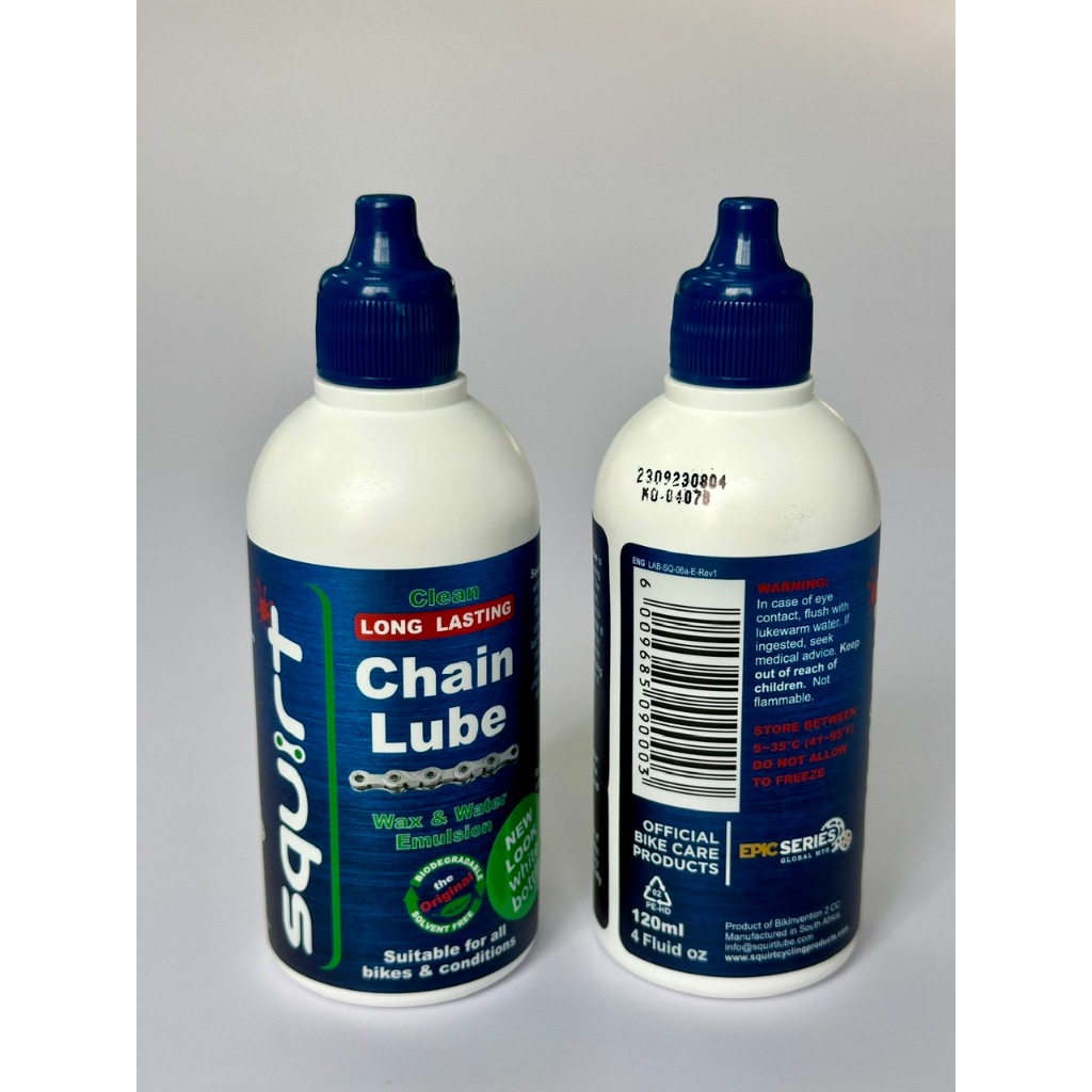 Nhớt sên xe đạp Squirt Long Lasting Chain Lube 120ml - Mẫu chai mới chống giả