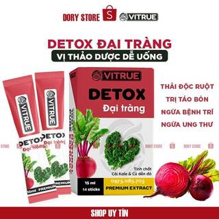 Thải Độc Đại Tràng, Giảm Táo Bón, Giảm Trĩ, Ngừa Ung Thư Vị Dễ Uống - Hộp 14 gói