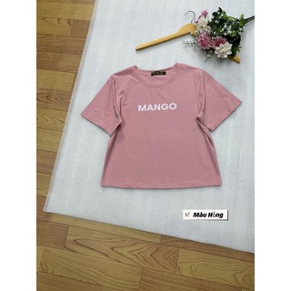 TPA204(M-6XL) Áo Thun Lửng Nữ, Áo Croptop In Bigsize TuyenPhan