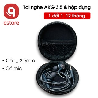 [ Chuẩn zin ] Tai nghe AKG Jack 3.5 QSTORE bảo hành 1 năm, Tặng hộp đựng tai, Chơi game freefire, liên quân có mic