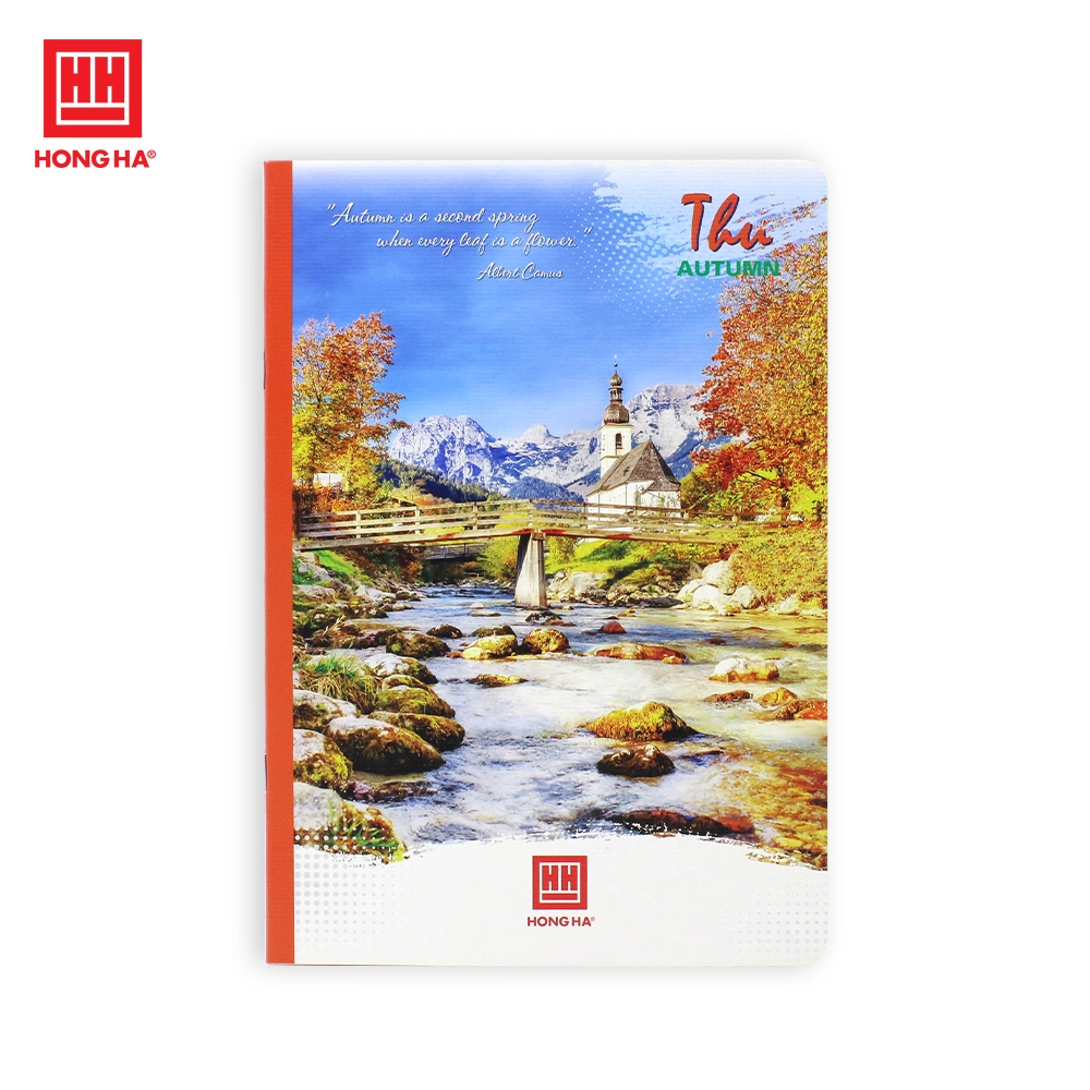 combo 10 quyển Vở kẻ ngang Hồng Hà 72 trang Pupil Bốn Mùa 1004, vở cho học sinh cấp 2, cấp 3