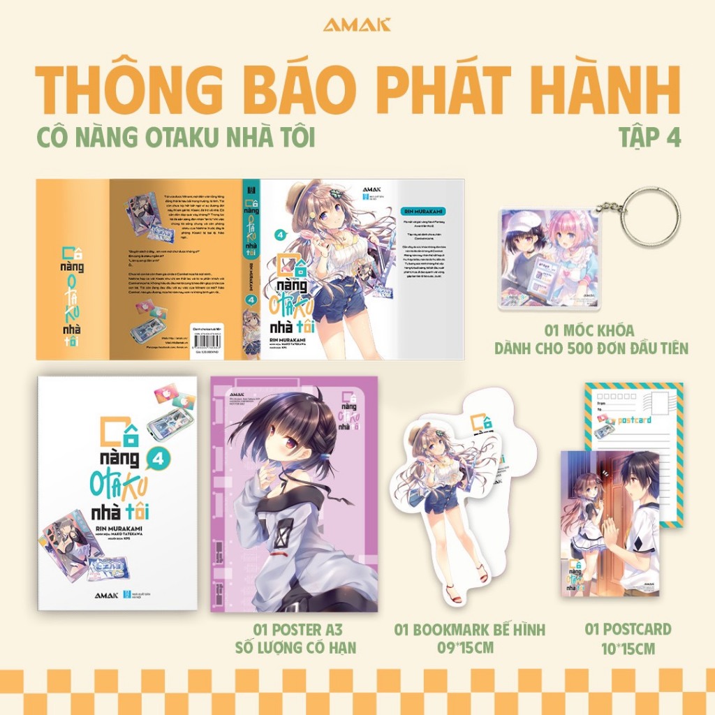Sách Cô Nàng Otaku Nhà Tôi - Tập 4 - Bản Quyền