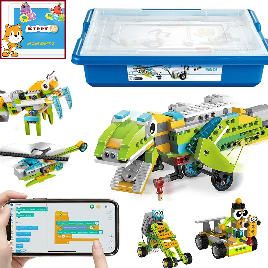 Lêgo Wedo 2.0 Bộ Chuẩn 280 Pcs 01 Não 01 Motor 2 Cảm Biến Lego Education Bảo Hành 1:1 6 Tháng