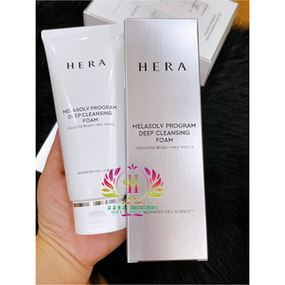 Sữa Rửa Mặt Dưỡng Trắng Da Hera Melasolv Program Deep Cleansing Foam full 200gram
