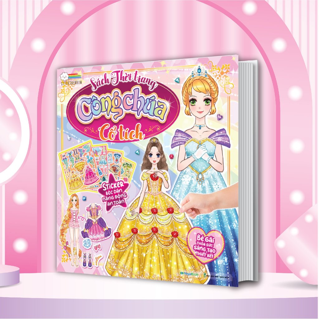 Combo 3 cuốn Sách thời trang công chúa