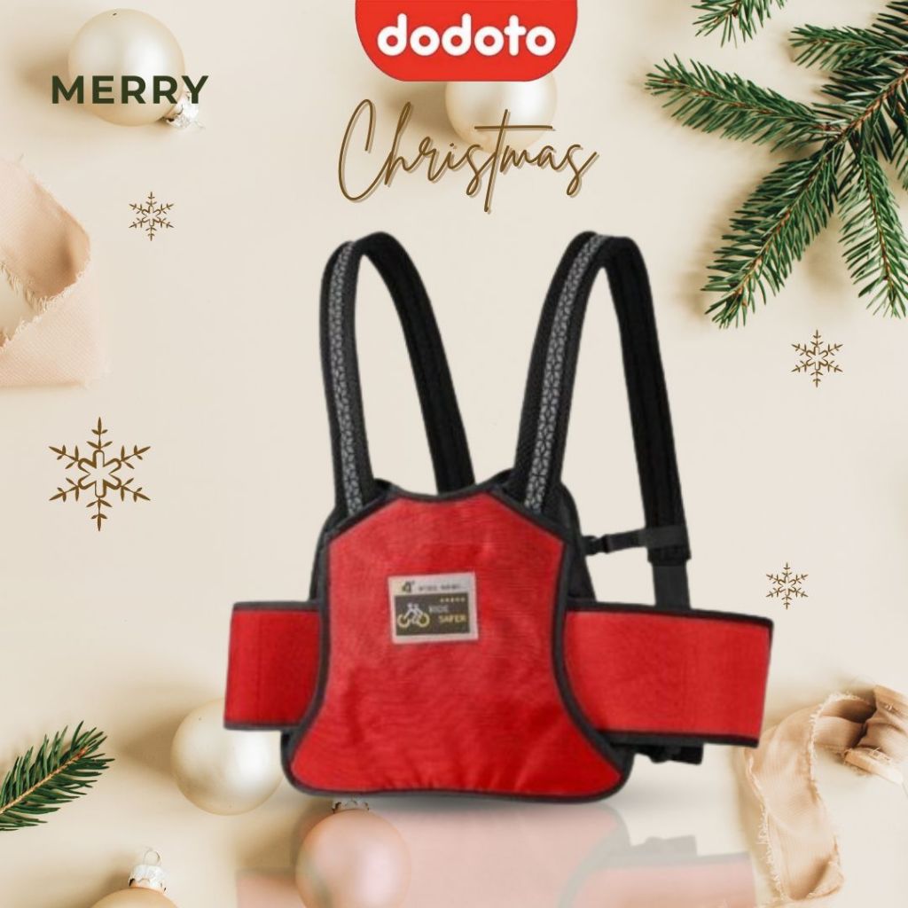 Đai đi xe máy cho bé từ 3 tuổi và người lớn Dodoto, đeo vai, thắt lưng, đai giữ bé ngồi xe máy cao cấp BT
