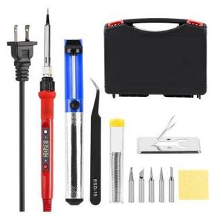 [loại tốt] mỏ hàn điện tử 908s lõi gốm công suất 80w điều chỉnh nhiệt hiển thị LCD