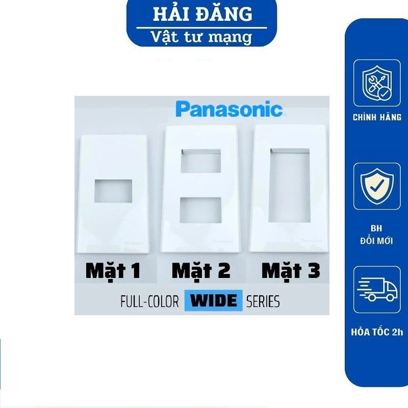 Mặt ổ cắm mạng âm tường chuẩn Wide 1 cổng, 2 cổng, 3 cổng hàng chính hãng Panasonic