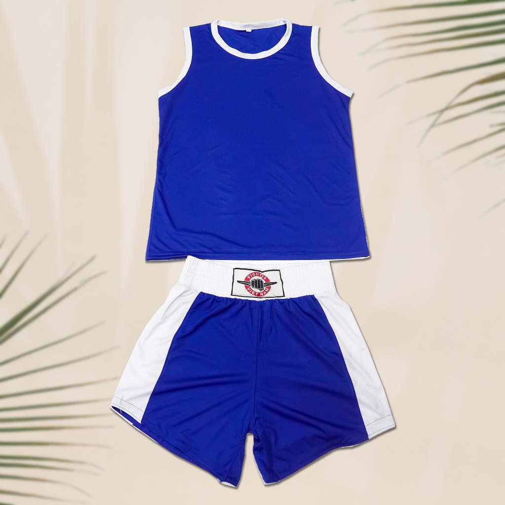 Bộ Quần Áo Võ Thuật KickBoxing - Boxing Fighter PT - Vải thun bền nhẹ, thấm hút mồ hôi