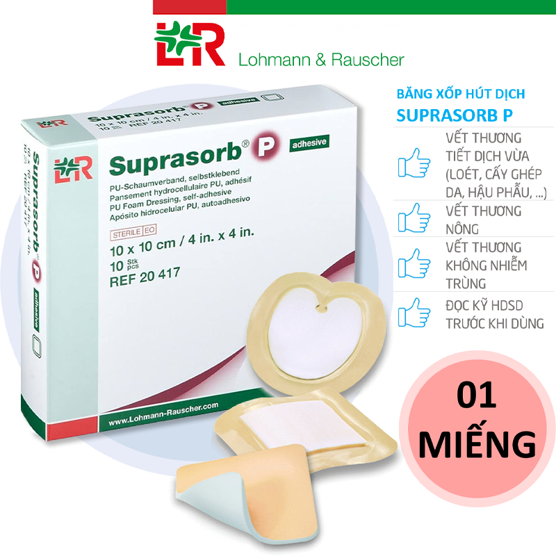 ✅ Băng Xốp Hút Dịch Suprasorb P -VT1181